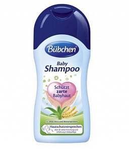 Шампунь для младенцев c ромашкой, алоэ вера, протеинами пшеницы и пантенолом, 200 мл. (Bubchen, 54-120 43507)